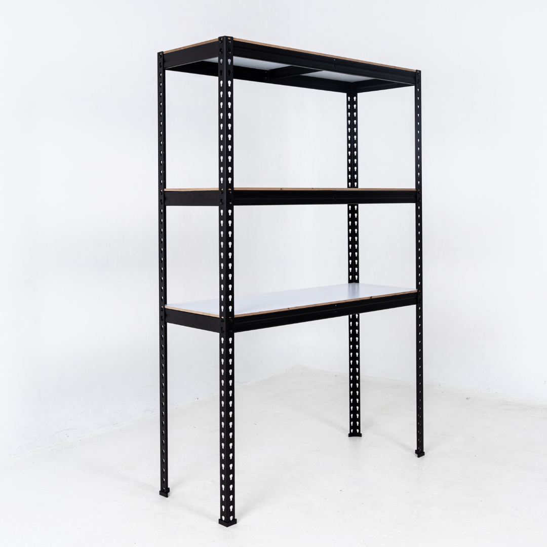 PVC Wood Deck Boltless Rack (3-Levels)