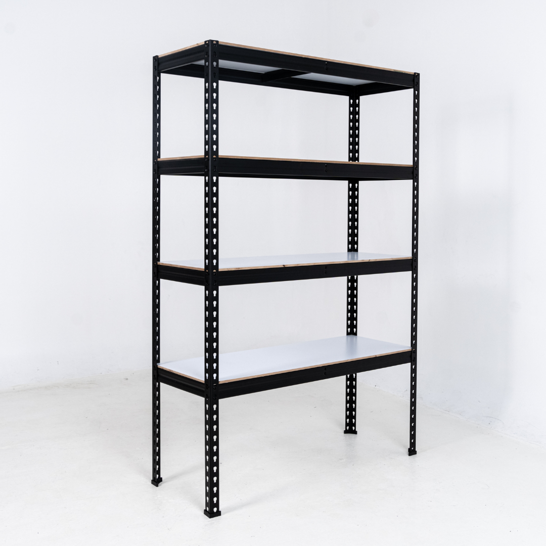 PVC Wood Deck Boltless Rack (4-Levels)