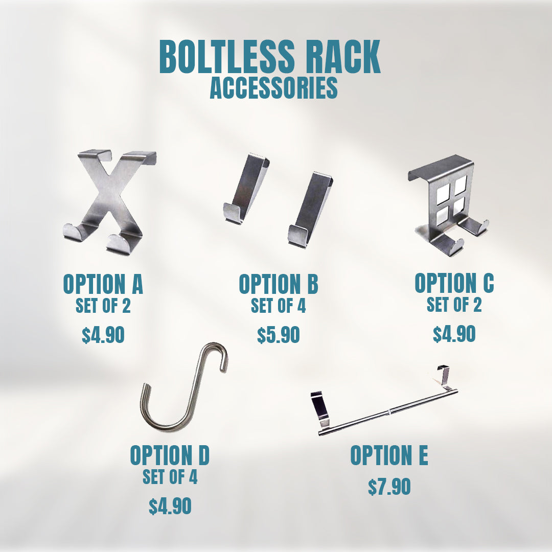 boltless rack accessories