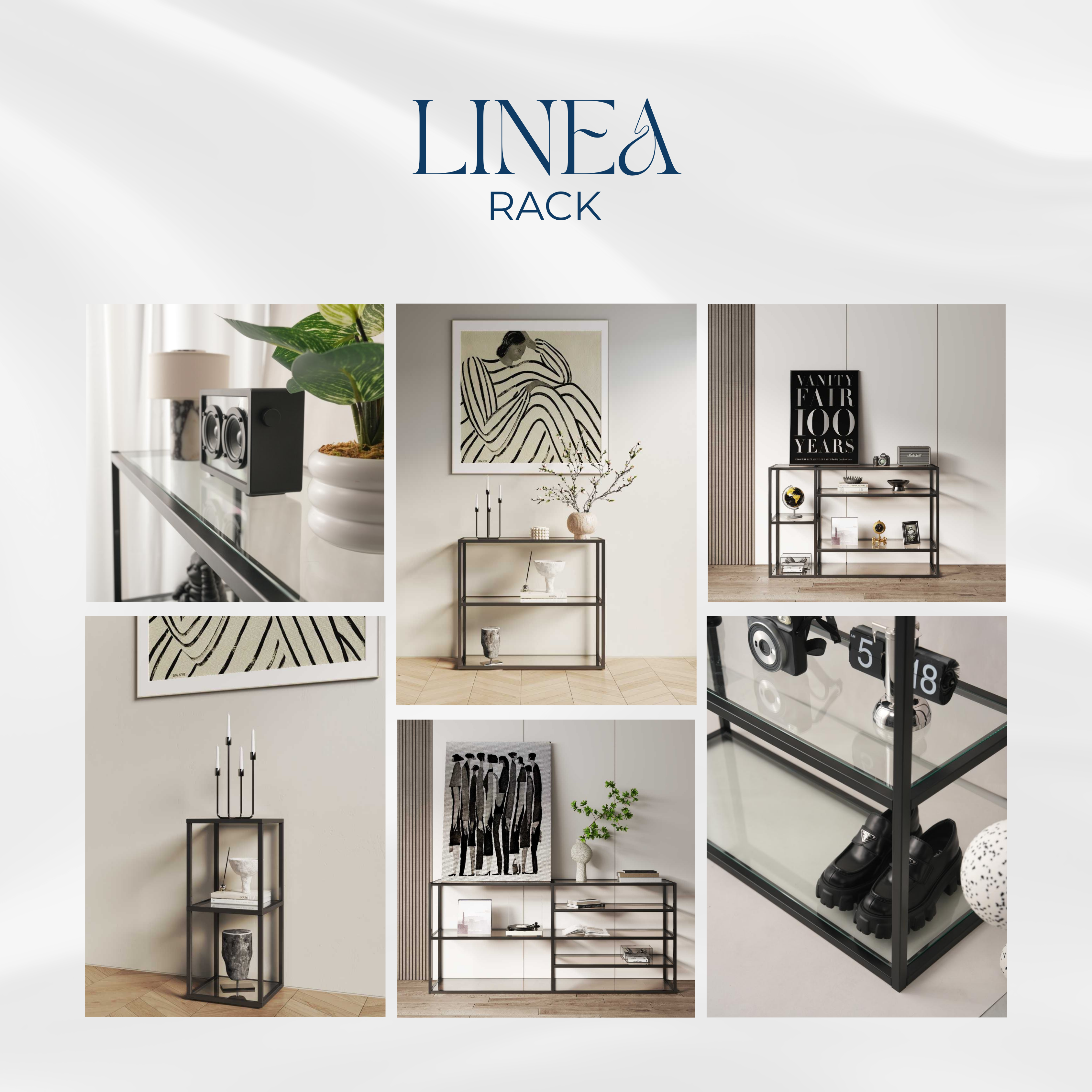 LINEA Rack - Full Aluminium System – PG STORAGE SYSTEMS PTE LTD