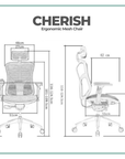 Cherish Ergonomic Mesh Chair