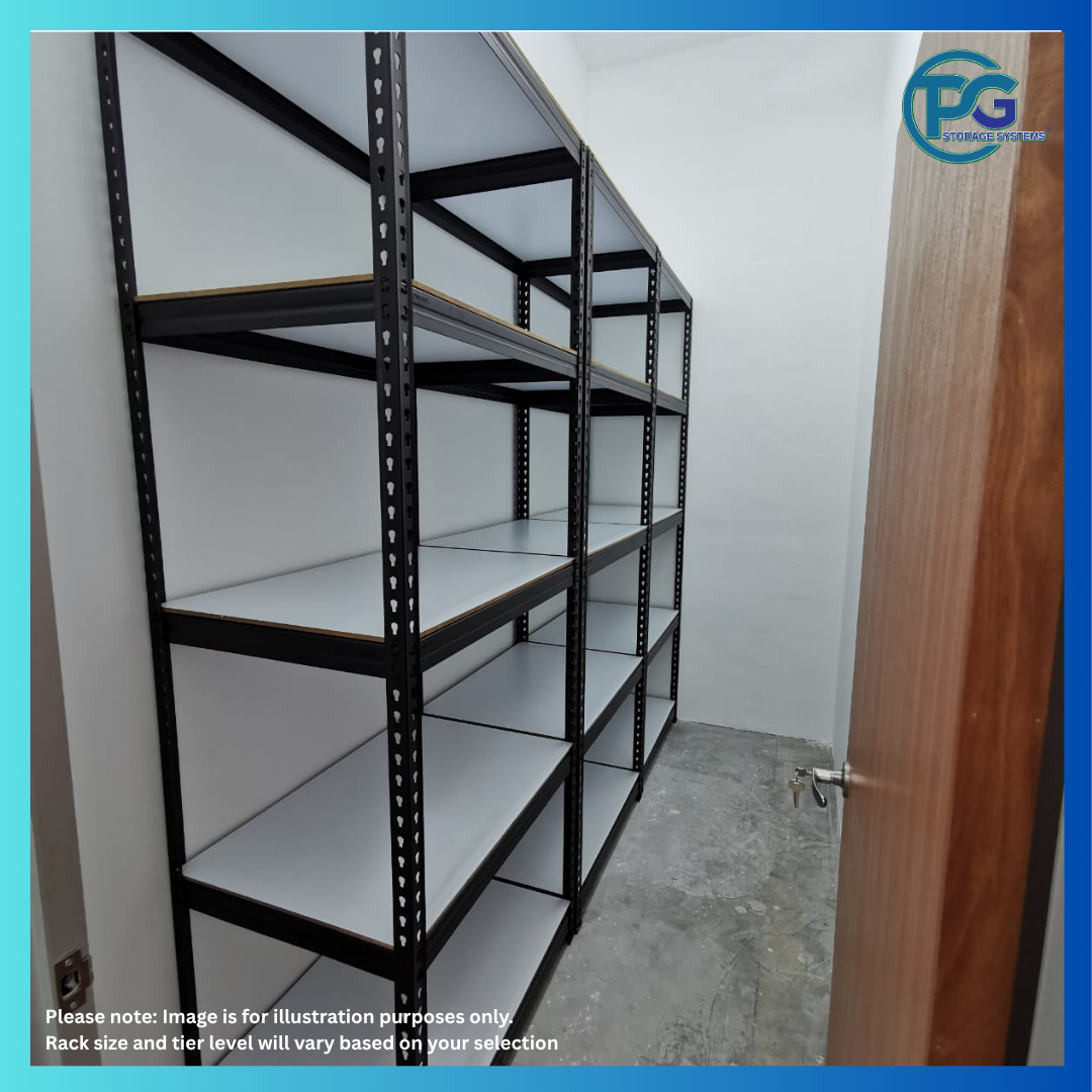 PVC Wood Deck Boltless Rack (3-Levels)