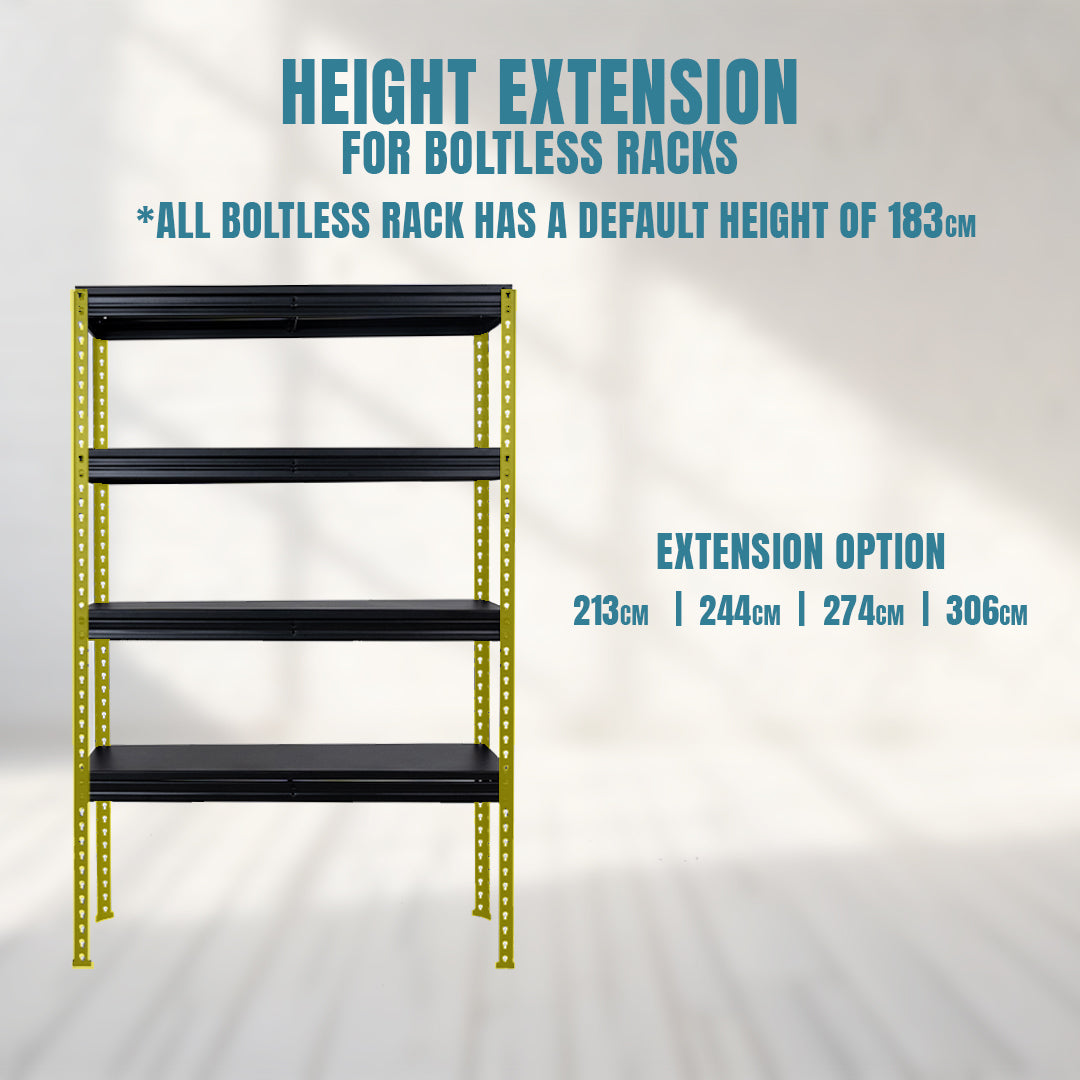 Height Extension For Boltless Rack