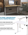 1500mm Dual Motor Electric Height Adjustable Table